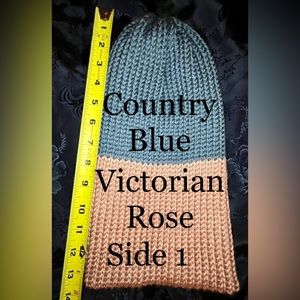 Double knit, reversible beanie